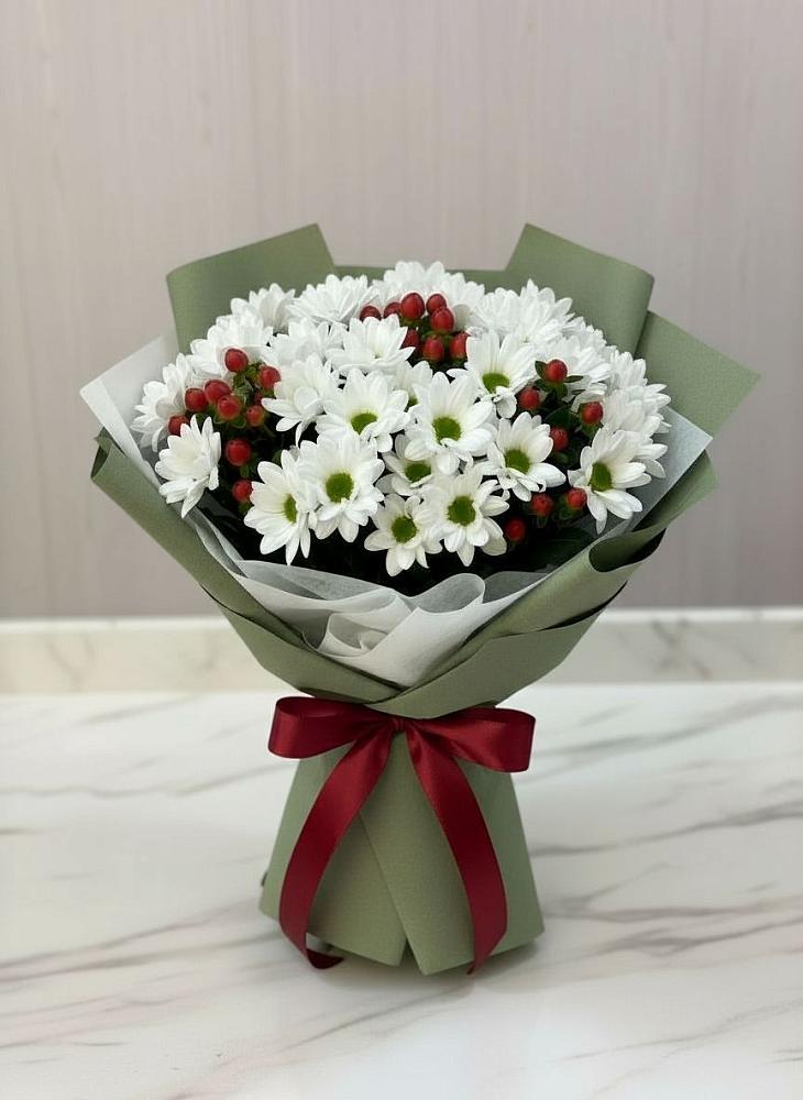 Букет цветов из: Хризантемы в Солуно-Дмитриевском