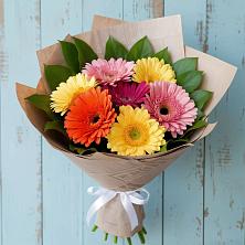 Букет цветов из:  Герберы в Солуно-Дмитриевском