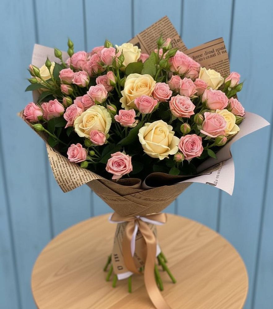 Букет цветов из: Розы в Солуно-Дмитриевском