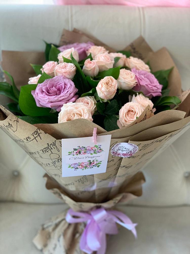 Букет цветов из: Розы в Солуно-Дмитриевском