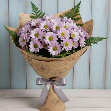 Букет цветов из:  Хризантемы #REPLACE_PRED# Солуно-Дмитриевском