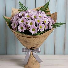 Букет цветов из:  Хризантемы в Солуно-Дмитриевском