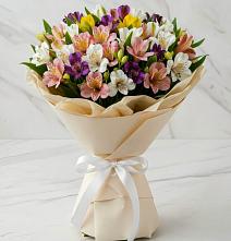 Букет цветов из:  Альстромерии #REPLACE_PRED# Солуно-Дмитриевском