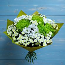 Букет цветов из:  Хризантемы в Солуно-Дмитриевском