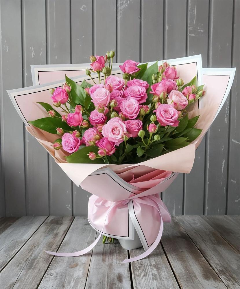 Букет Розовый кустик в Солуно-Дмитриевском