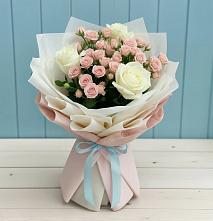 Букет цветов из:  Розы в Солуно-Дмитриевском