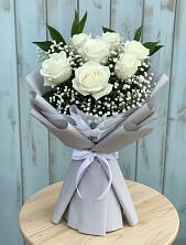 Букет цветов из:  Розы в Солуно-Дмитриевском