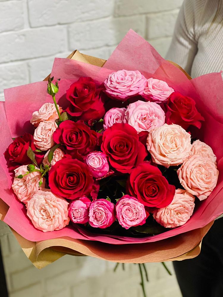 Букет цветов из: Розы в Солуно-Дмитриевском