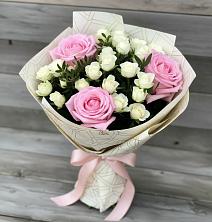 Букет цветов из:  Розы в Солуно-Дмитриевском