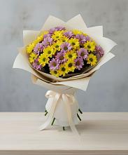 Букет цветов из:  Хризантемы в Солуно-Дмитриевском